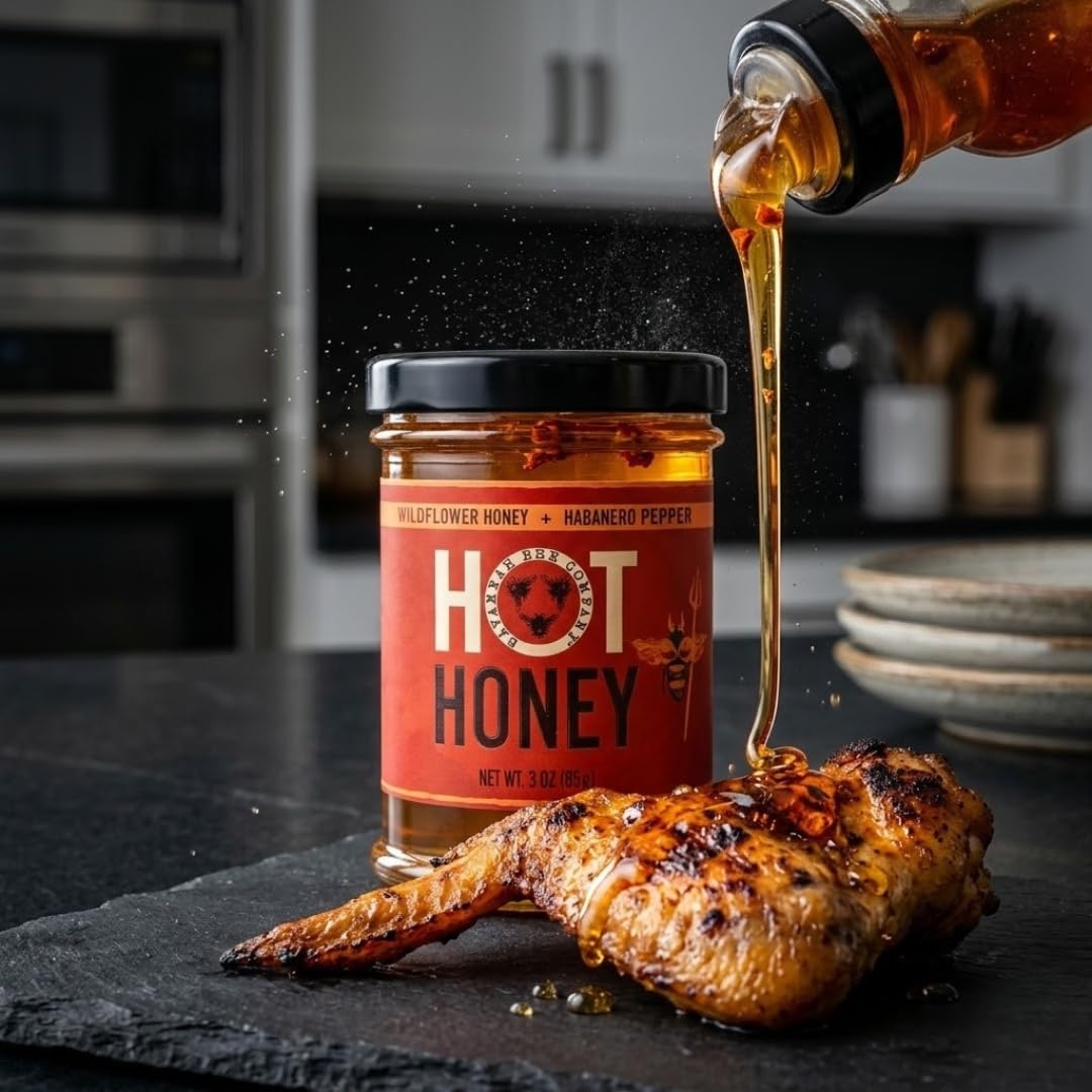 Amazon.com : Savannah Bee Co Hot Honey (3 oz) – Drizzle for Snacks